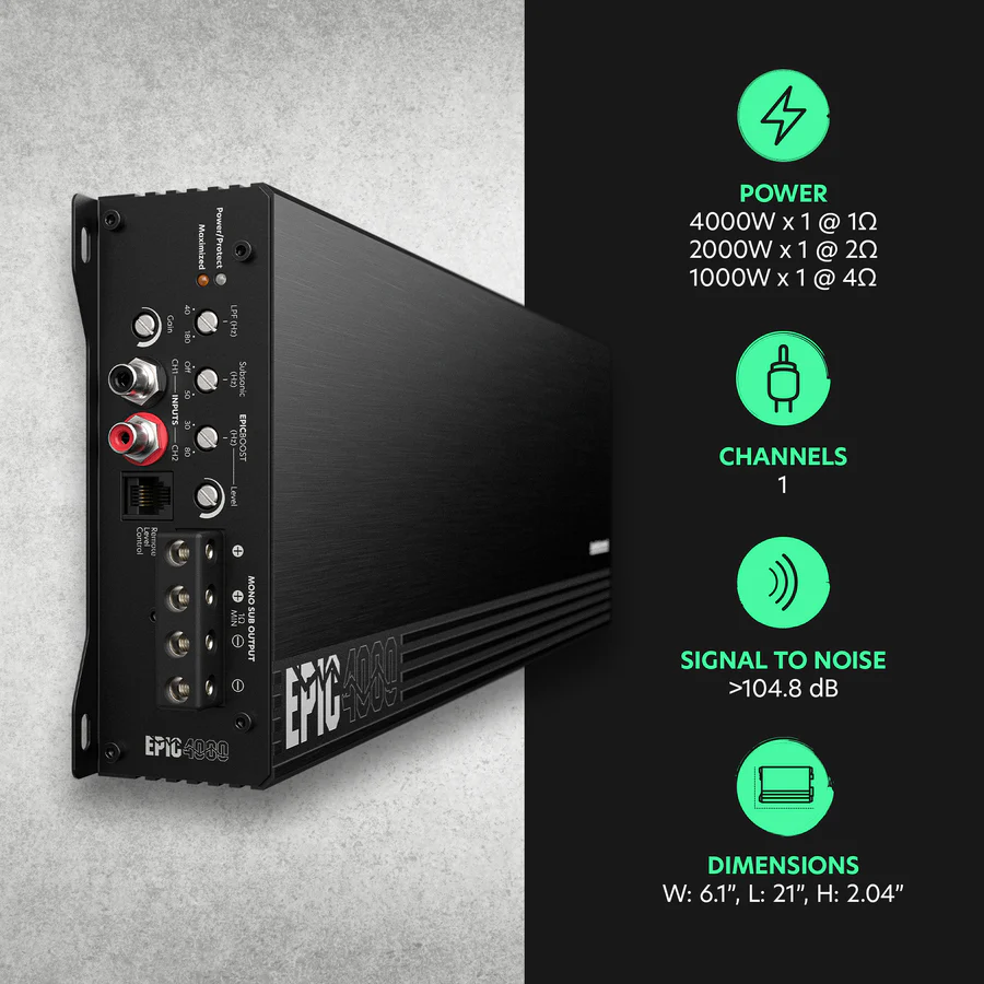 AudioControl EPIC4000 monoblokk võimendi - Image 7